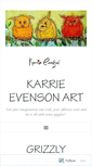 Mobile Screenshot of karrieevensonart.com