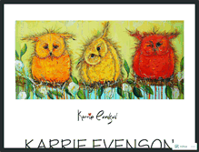 Tablet Screenshot of karrieevensonart.com